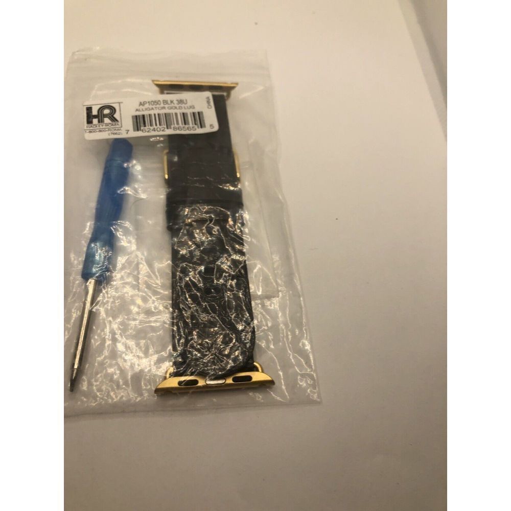 Smart Watch Band Replacement Parts 2 Piece Alligator In Packaging With Tool PY44